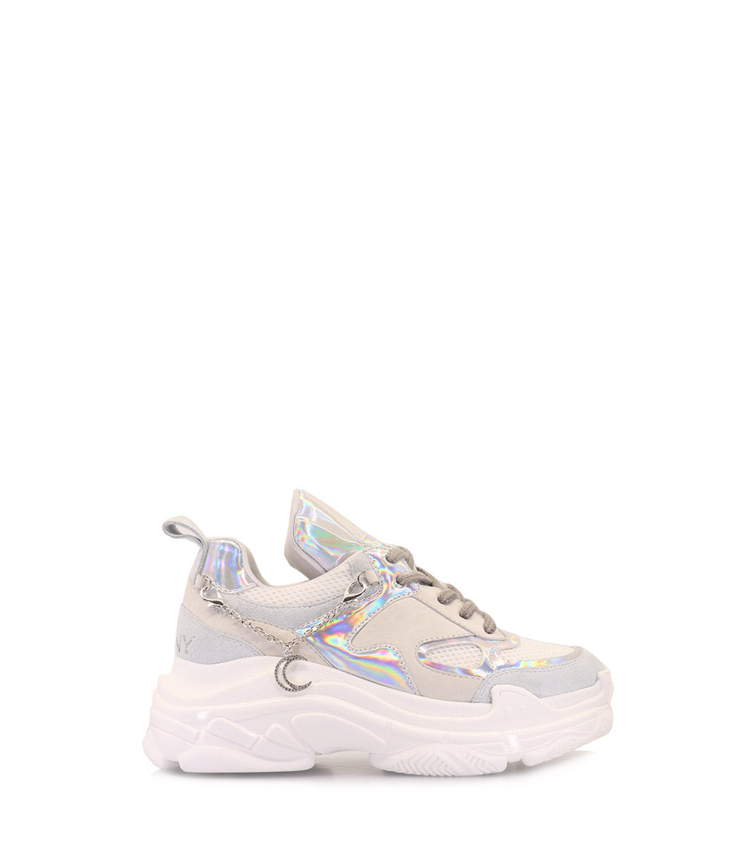 MIMA SILVER SNEAKERS – SARKANY US