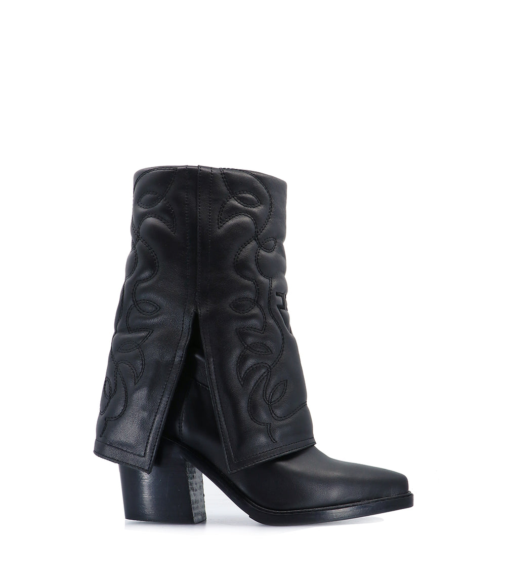 AMI BLACK WESTERN BOOTS