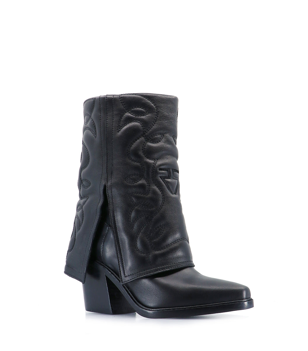 AMI BLACK WESTERN BOOTS