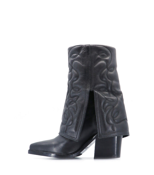 AMI BLACK WESTERN BOOTS