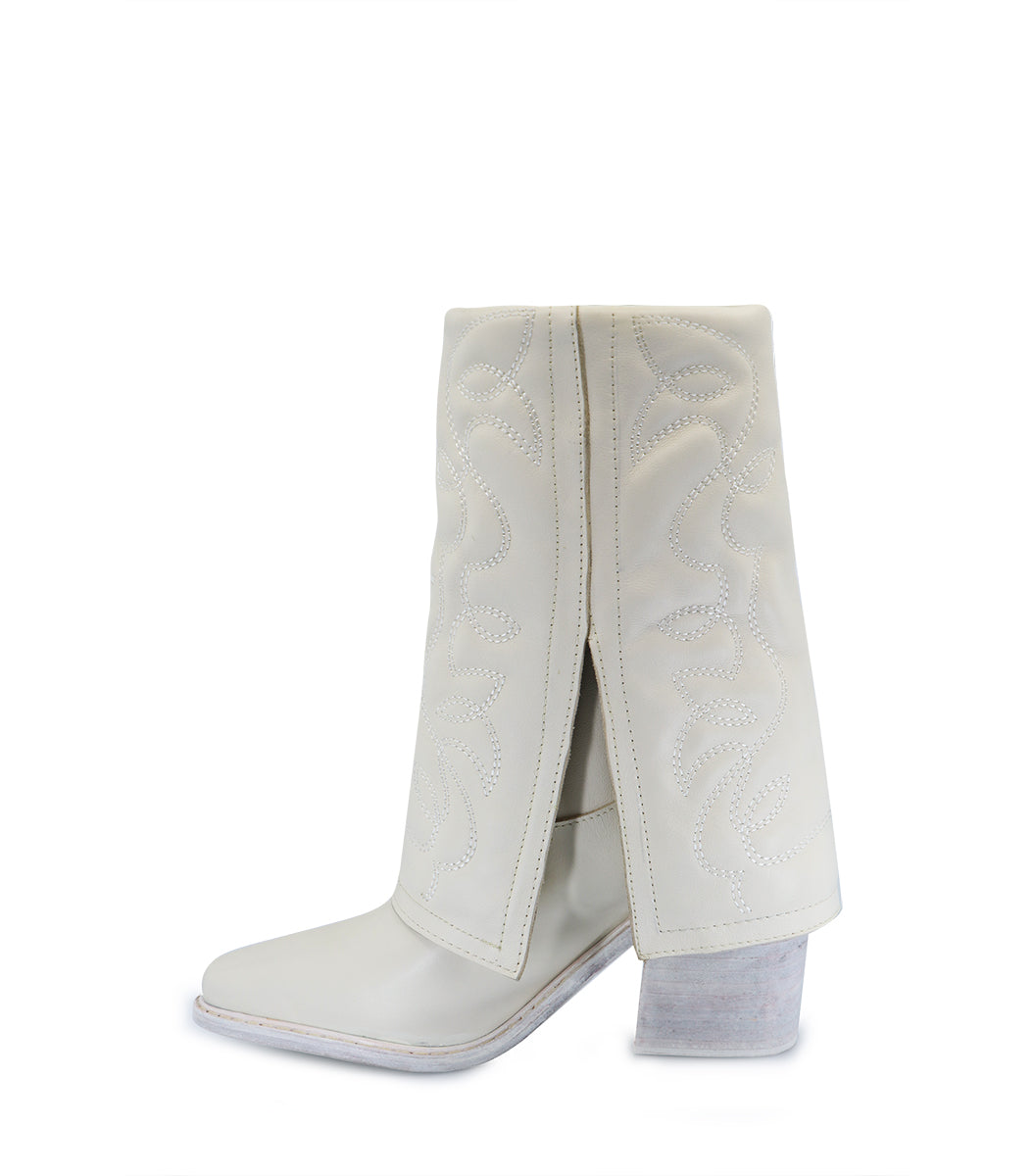 RICKY SARKANY Ami Leather Cowgirl Boots Women Ankle Cowboy