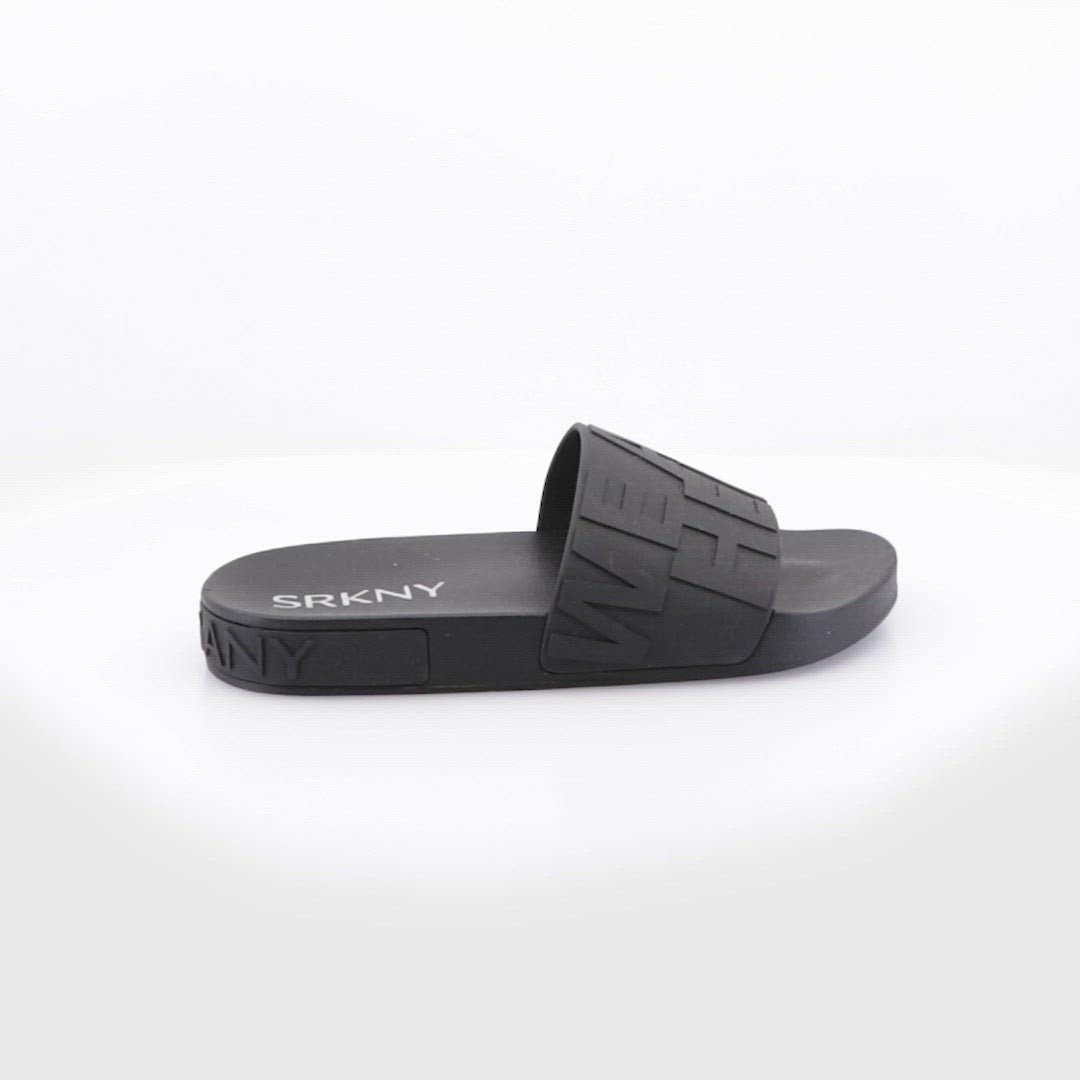 HERE BLACK SANDALS