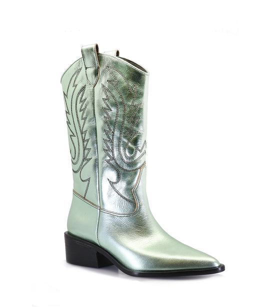 MEST GREEN TEXAN BOOTS