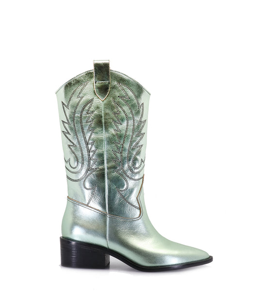 MEST GREEN TEXAN BOOTS