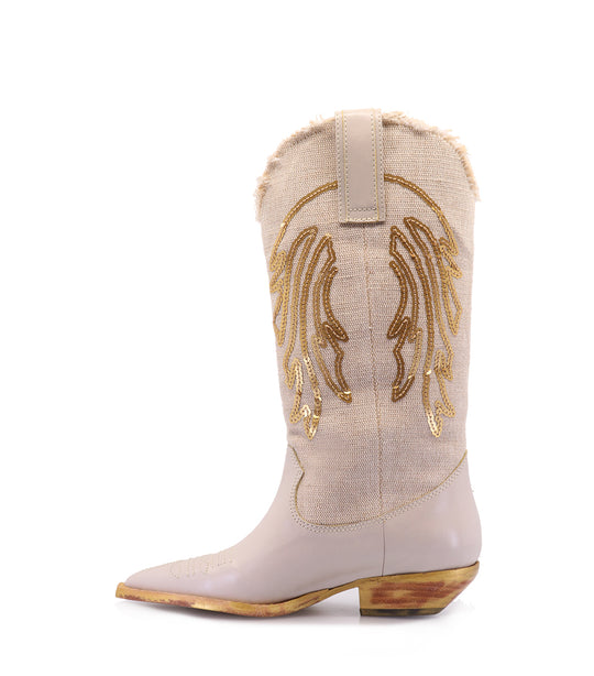 DUTTY NATURAL TEXAN BOOTS