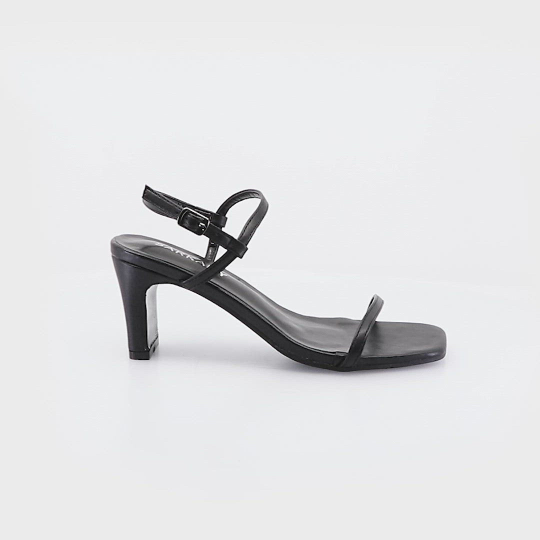 ARTI BLACK HEEL SANDALS