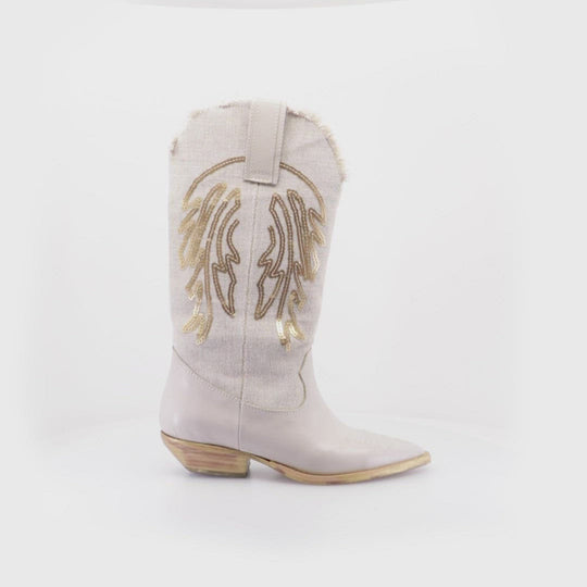 DUTTY NATURAL TEXAN BOOTS