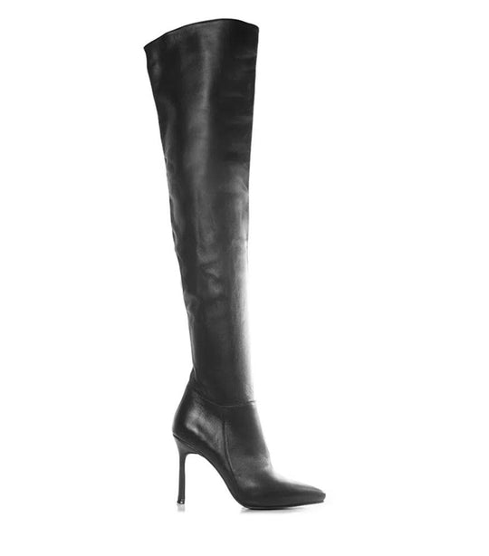 ELLE BLACK HIGH BOOTS