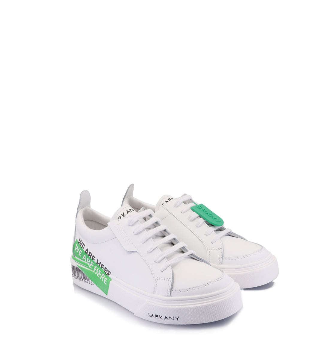 Faux Leather Sneakers Ricky Sarkany Sofia Sarkany Sandalias Rojas