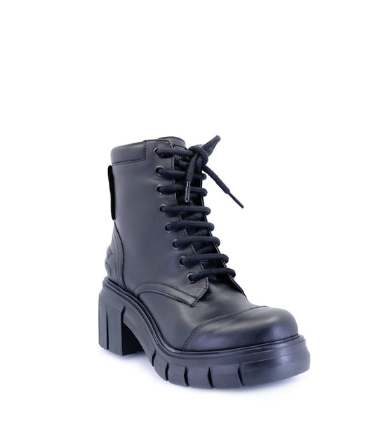 GUTI BLACK COMBAT BOOTS