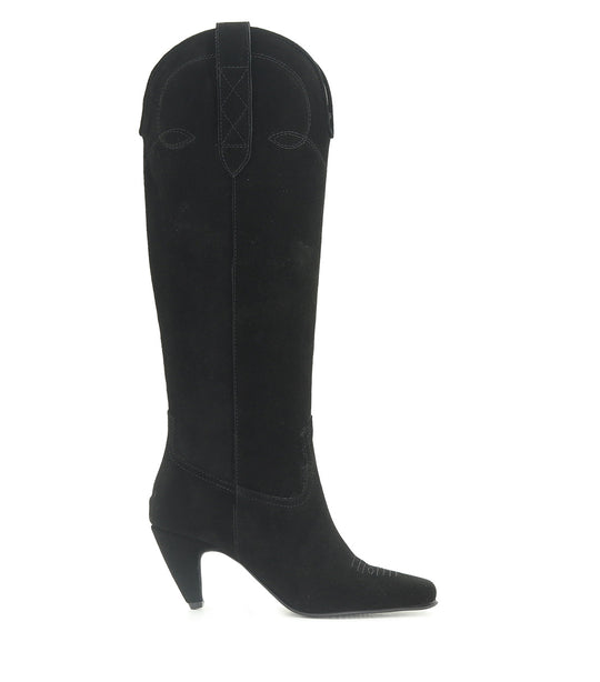 RIVET BLACK BOOTS