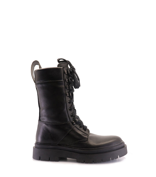 AMIR BLACK COMBAT BOOTS