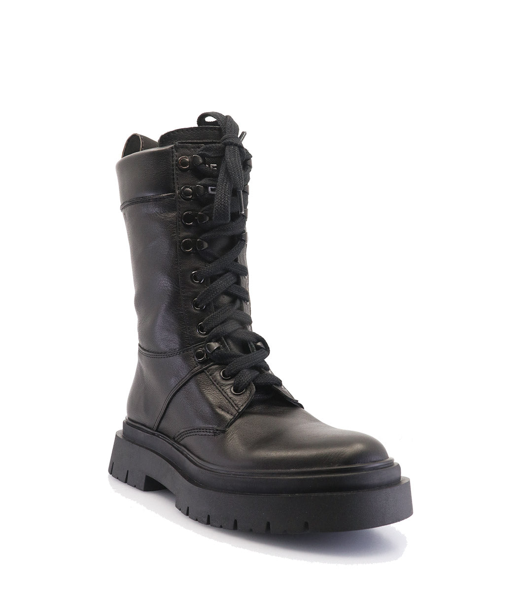 AMIR BLACK COMBAT BOOTS