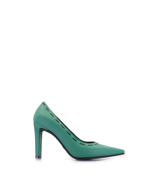 FRAN GREEN PUMPS