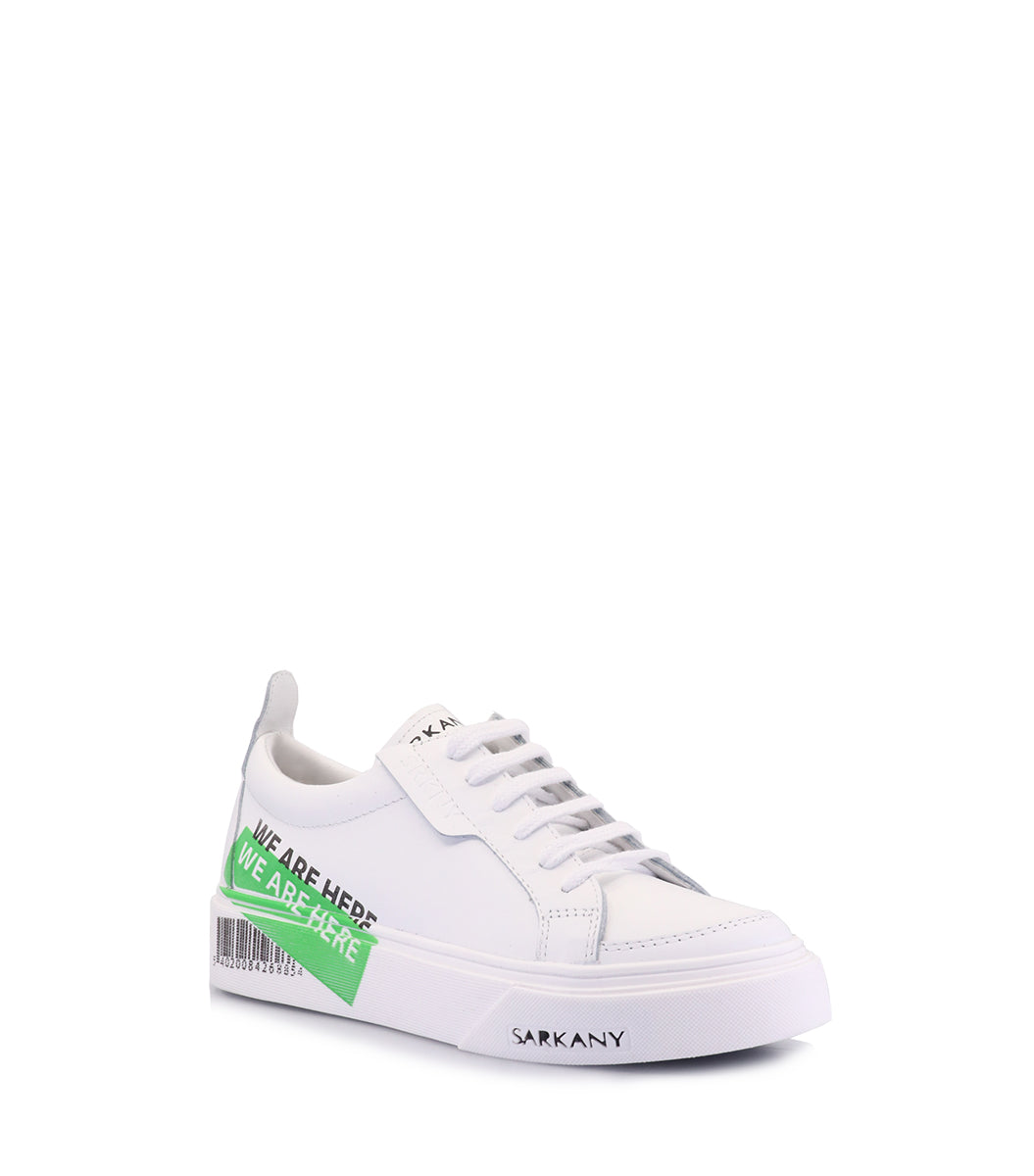 QR GREEN SNEAKERS