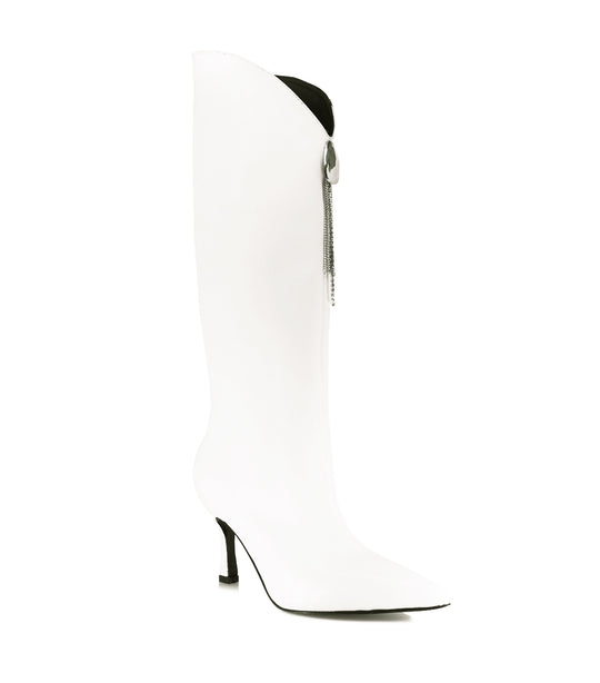 MISHA WHITE HIGH BOOTS