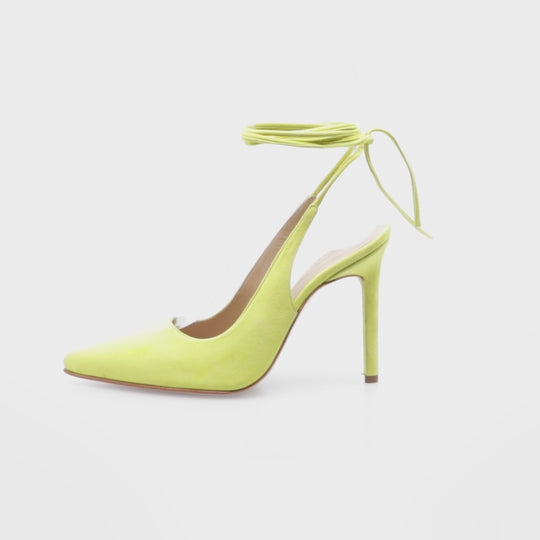 TALE YELLOW HEEL SANDALS